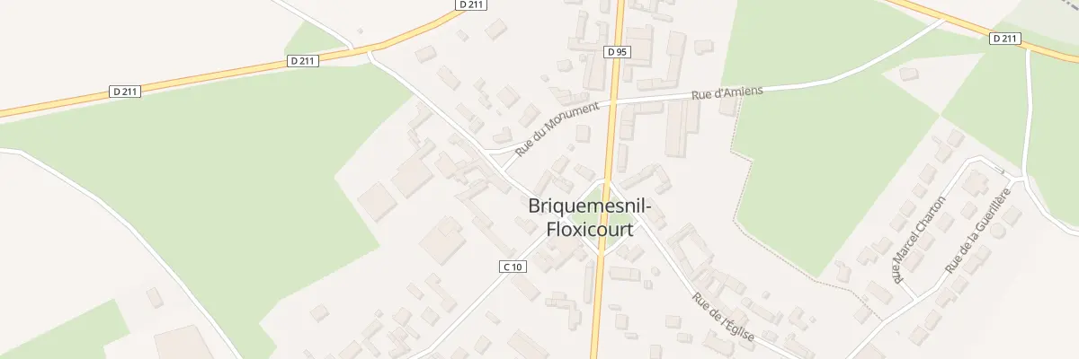 Plan du 5 Pl de la Mairie à Briquemesnil-Floxicourt