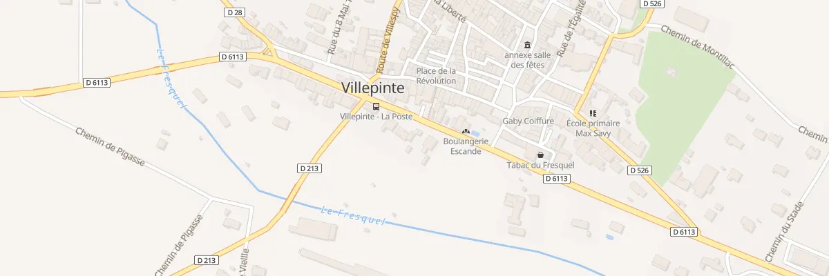 Plan du 24 Rte Departementale 113 à Villepinte