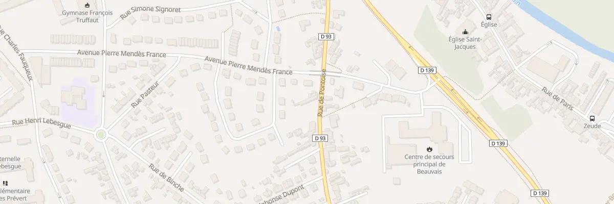 Plan du 48 Rue de Pontoise à Beauvais