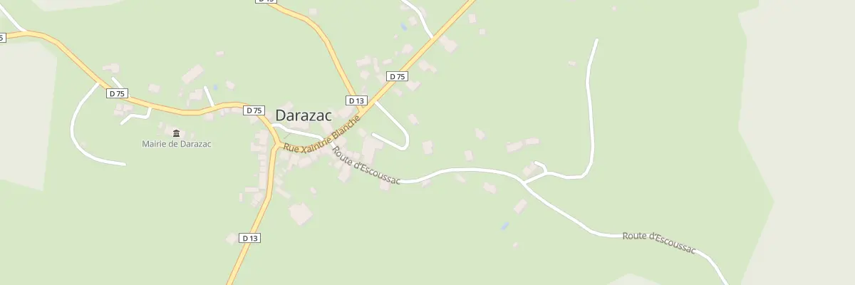 Plan du 5 Rue de la Salle des Fetes à Darazac