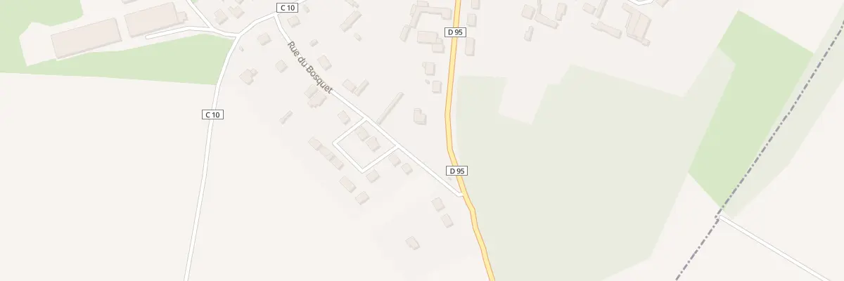 Plan du 9 Rue du Bosquet à Briquemesnil-Floxicourt