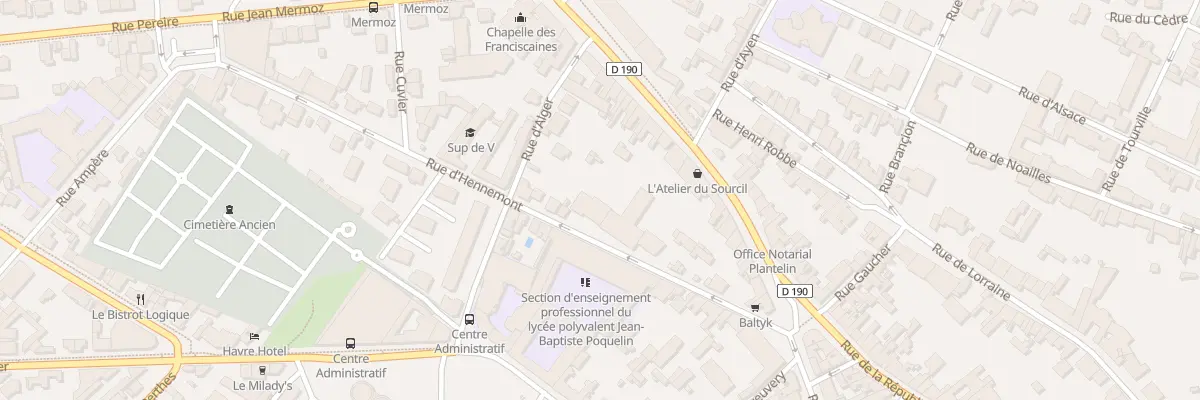 Plan du 18 Rue d’Hennemont à Saint-Germain-en-Laye