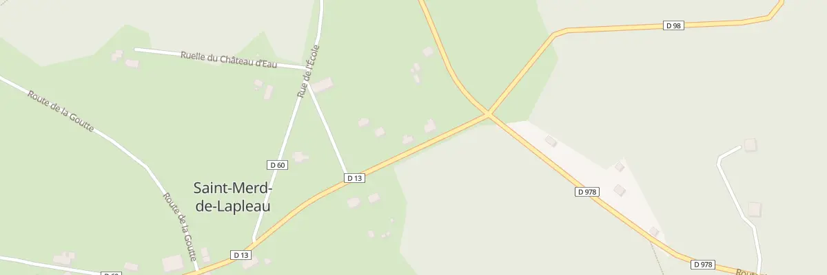 Plan du 5077 Les Quatre Routes à Saint-Merd-de-Lapleau