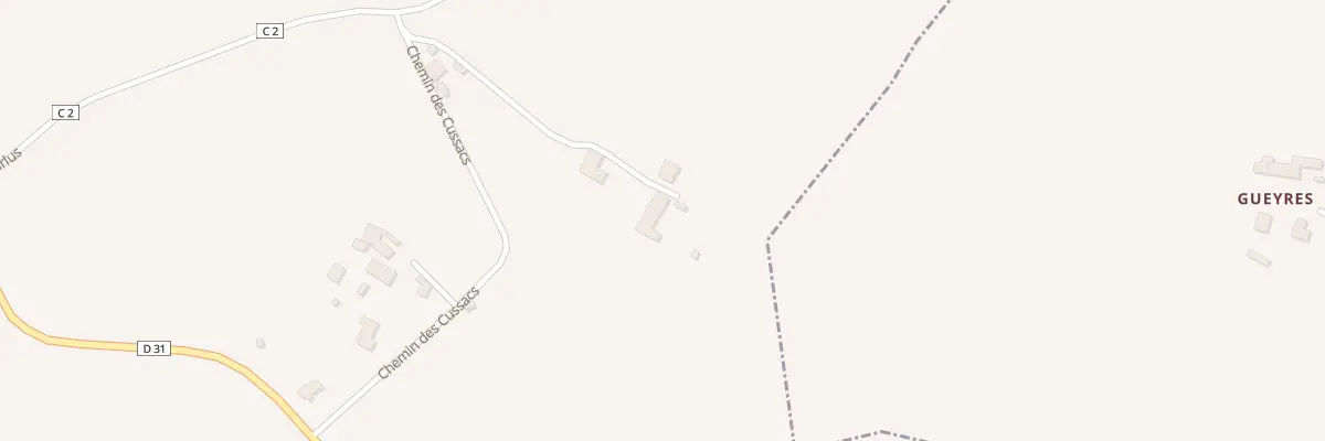 Plan du 24 Che de Flouret à Rouffiac