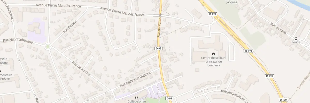 Plan du 56 Rue de Pontoise à Beauvais