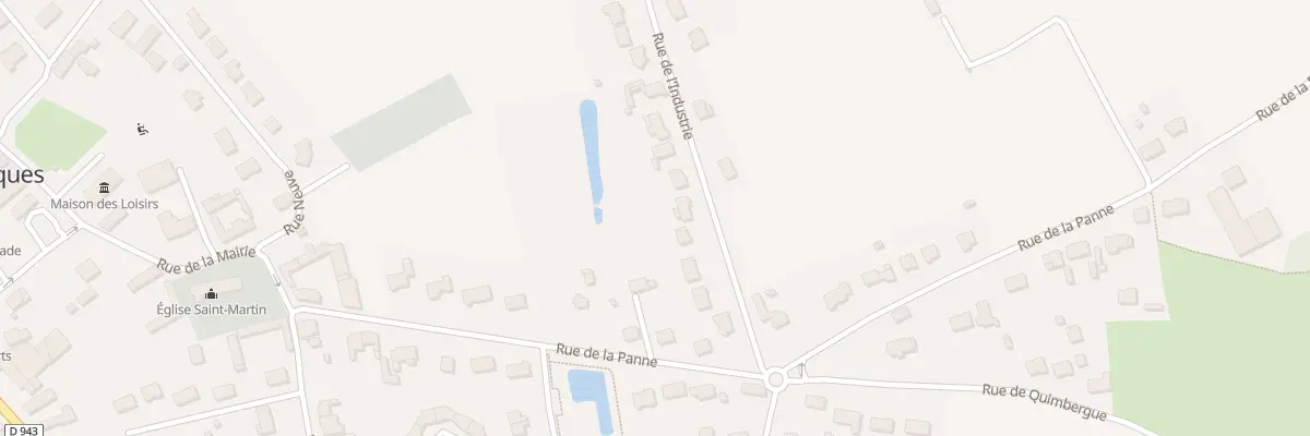 Plan du 641 Rue de l’Industrie à Nordausques