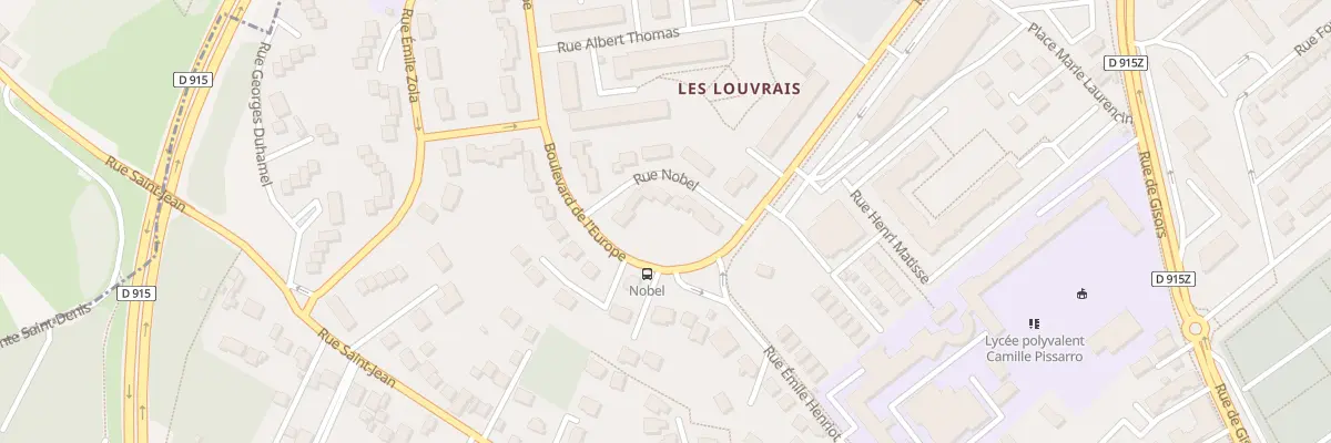 Plan du 1 Rue Nobel à Pontoise