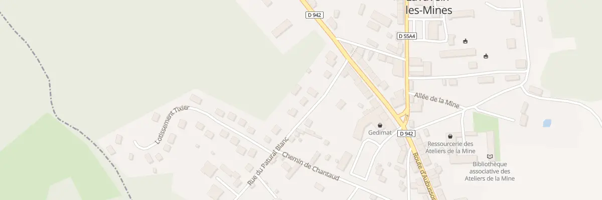 Plan du 6 Rue du Patural Blanc à Lavaveix-les-Mines