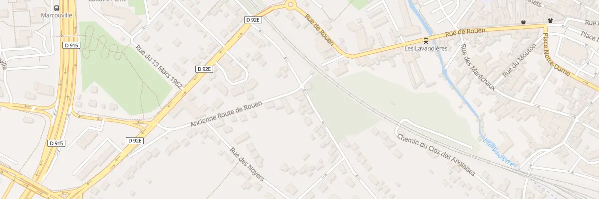 Plan du 57 Rue Eric de Martimprey à Pontoise