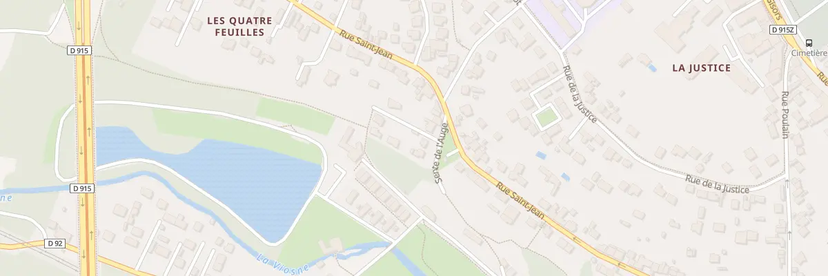 Plan du 5 Sen de l’Auge à Pontoise
