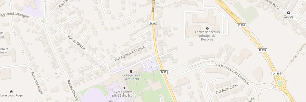 Plan du 66 Rue de Pontoise à Beauvais