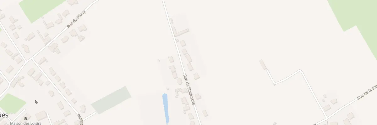Plan du 806 Rue de l’Industrie à Nordausques