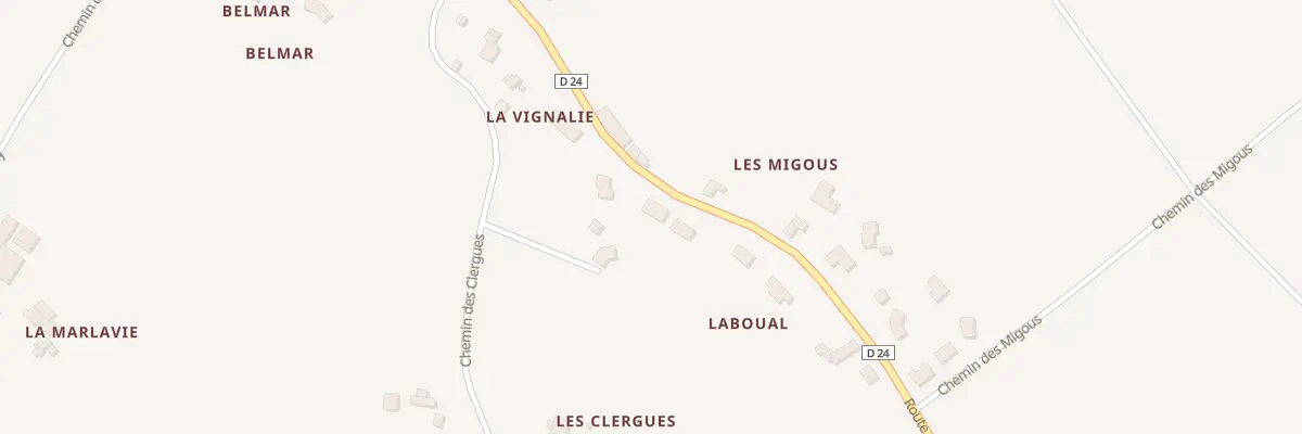 Plan du 5198 La Vignalie à Orban