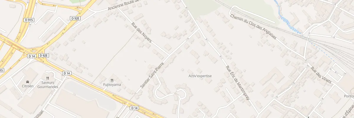 Plan du 24 Rue des Noyers à Pontoise