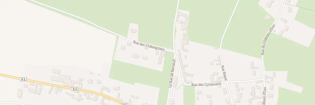 Plan du 2 Rue des Châtaigniers à Auteuil