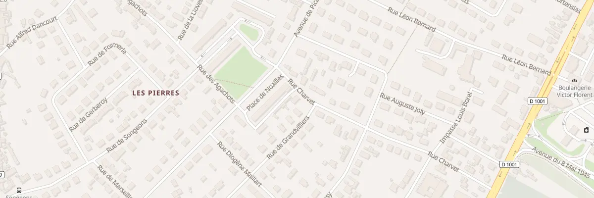 Plan du 27 Rue Charvet à Beauvais