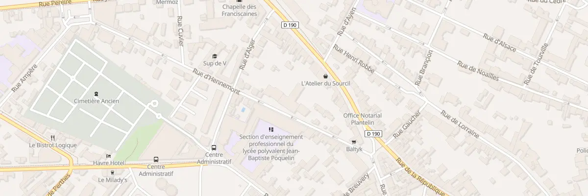 Plan du 14 Rue d’Hennemont à Saint-Germain-en-Laye