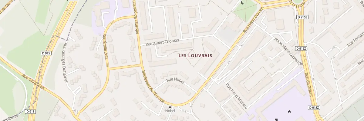 Plan du 6 Rue Albert Thomas à Pontoise