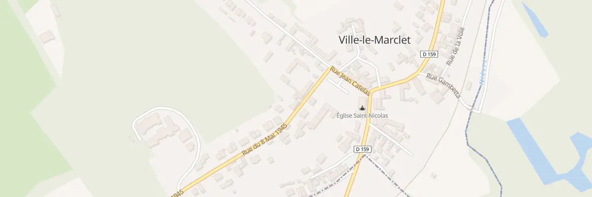 Plan du 8 Rue du 8 Mai 1945 à Ville-le-Marclet