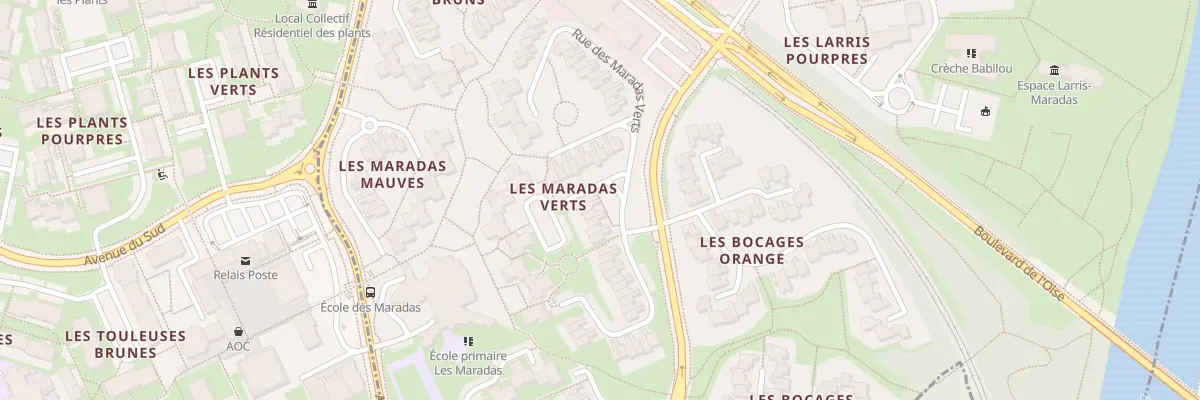 Plan du 5 Rue des Maradas Verts à Pontoise
