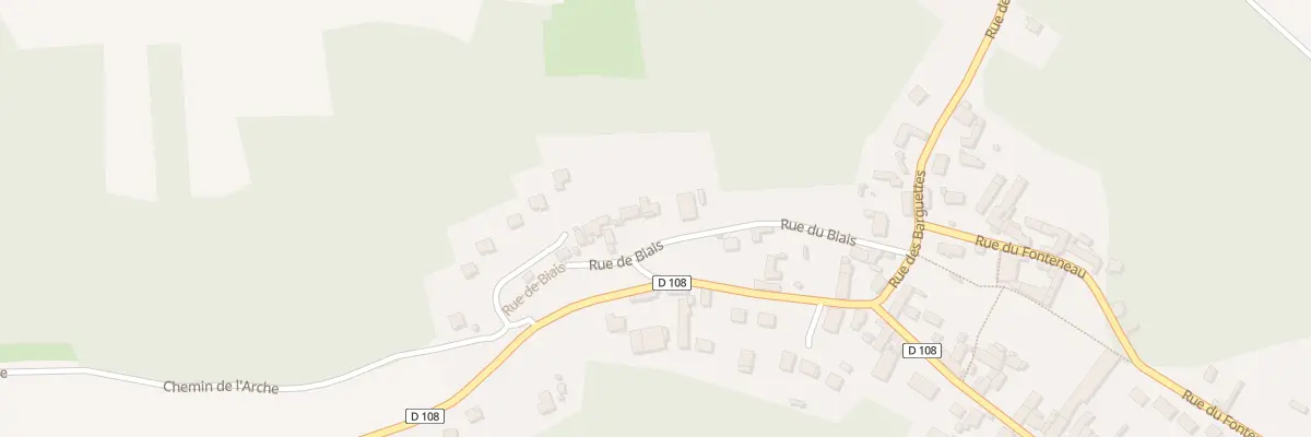 Plan du 158 Sen des Biais à Guillerval