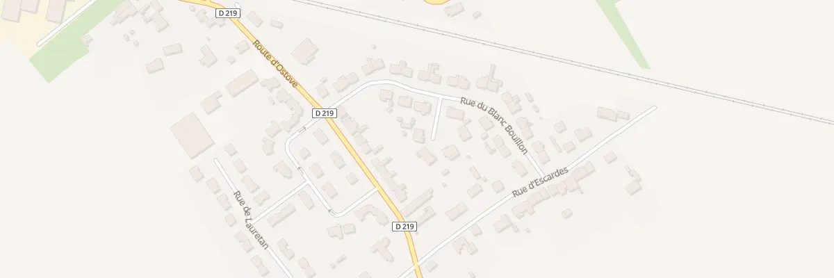 Plan du 180 Rue du Blanc Bouillon à Audruicq