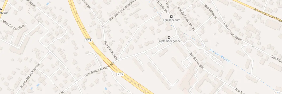 Plan du 6B Rue Ste Radegonde à Saint-Germain-en-Laye