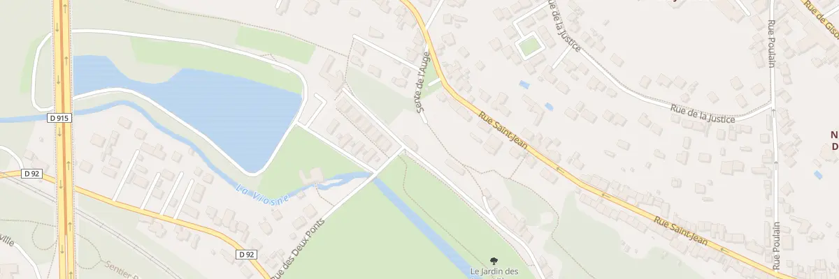 Plan du 88 Rue des Etannets à Pontoise