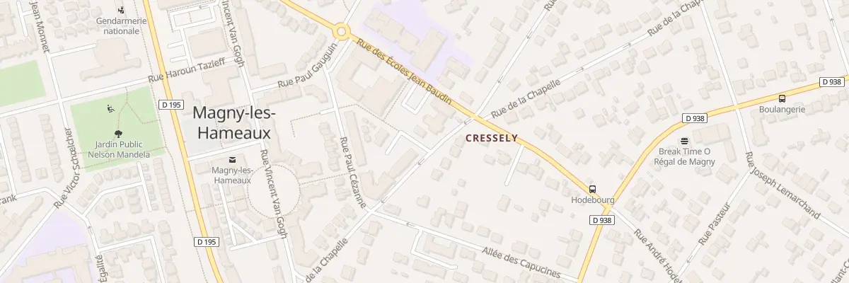 Plan du 1B Che de la Chapelle à Magny-les-Hameaux