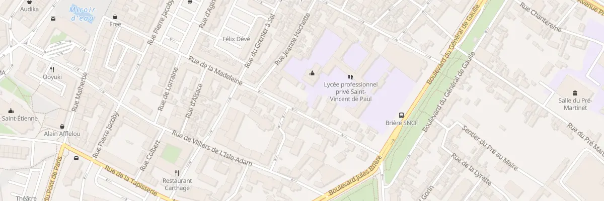 Plan du 99 Rue de la Madeleine à Beauvais