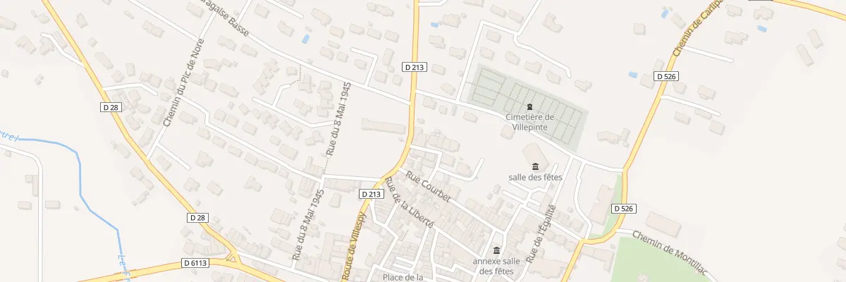 Plan du 1 Rue de la Croix Rousse à Villepinte