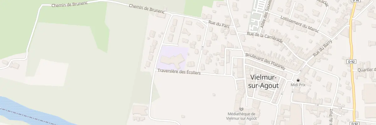 Plan du 15 Cité du Château à Vielmur-sur-Agout