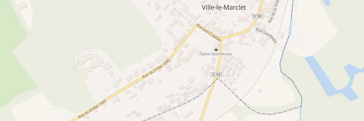 Plan du 5 Rue du 8 Mai 1945 à Ville-le-Marclet