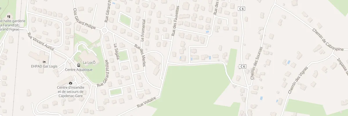 Plan du 76 Rue Voltaire à Capdenac-Gare