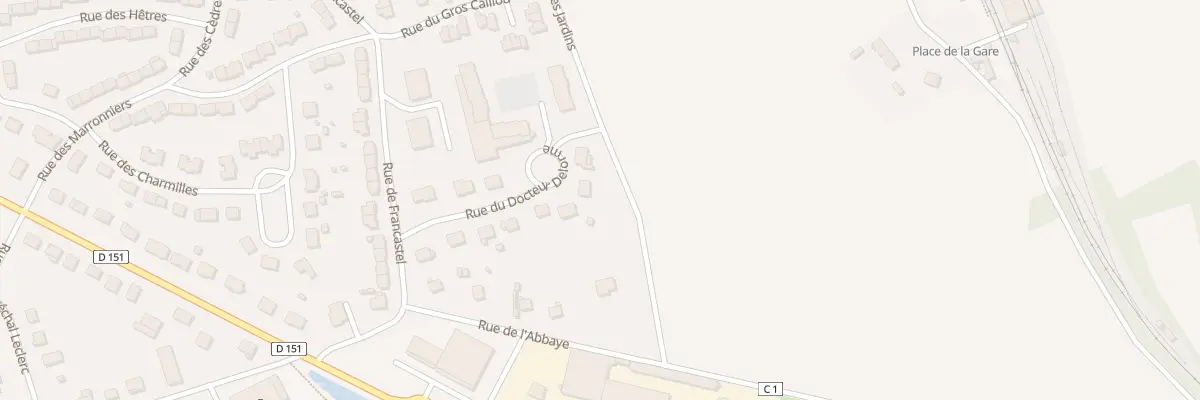 Plan du 14 Rue du Docteur Delorme à Crèvecœur-le-Grand