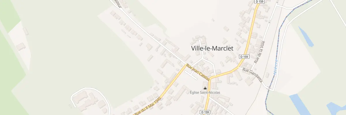 Plan du 1 Rue Jean Catelas à Ville-le-Marclet