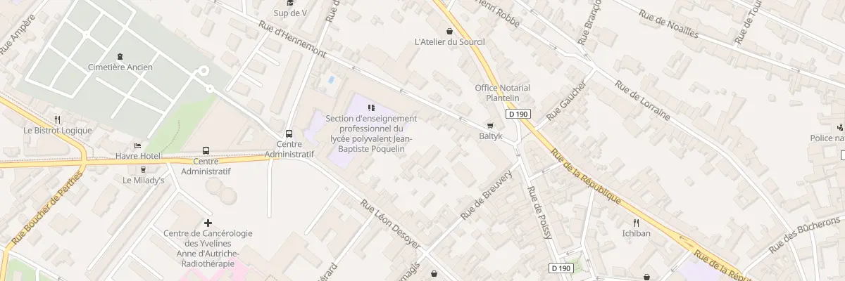 Plan du 9 Rue d’Hennemont à Saint-Germain-en-Laye