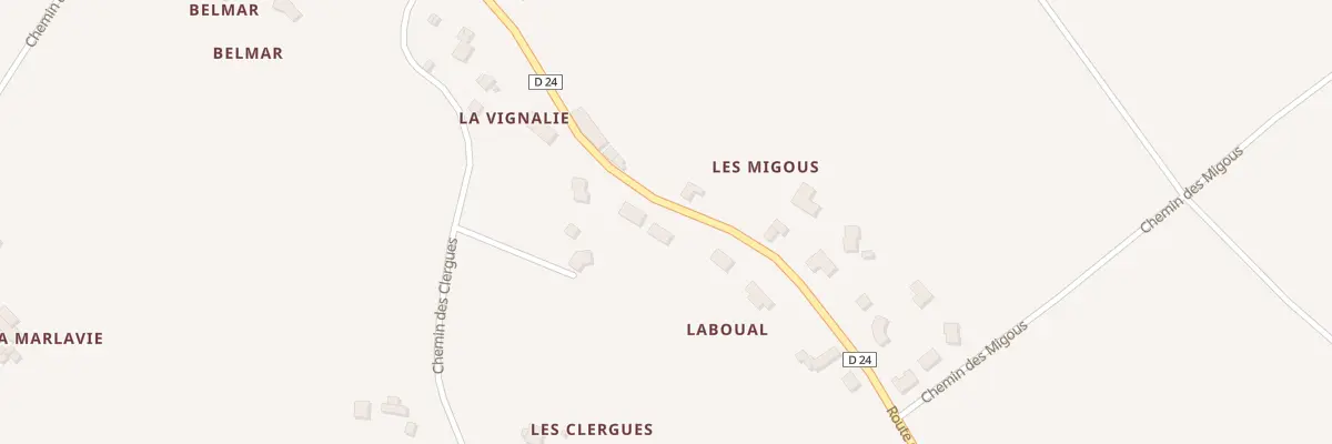 Plan du 5202 La Vignalie à Orban