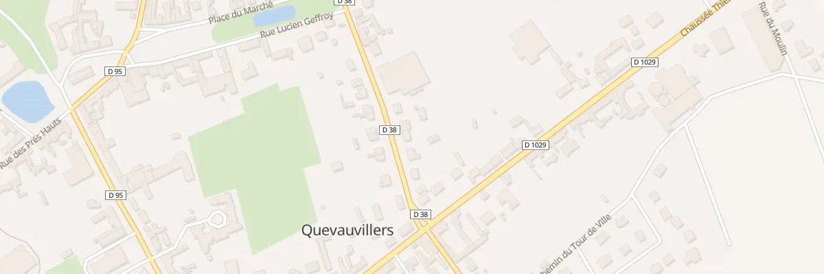Plan du 12 Rue de la Chapelle à Quevauvillers