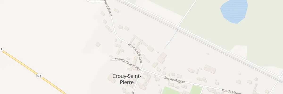 Plan du 6 La Place à Crouy-Saint-Pierre