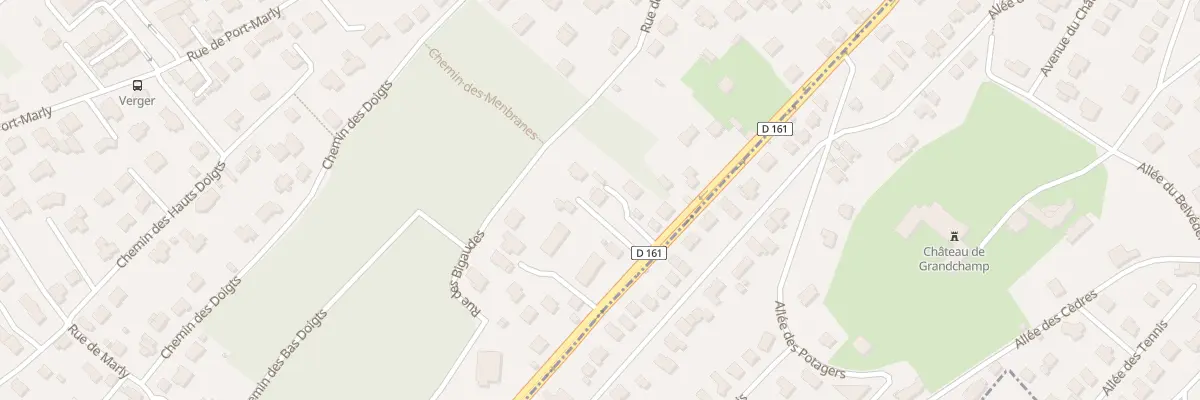 Plan du 76 Rte de l’Etang la Ville à Mareil-Marly