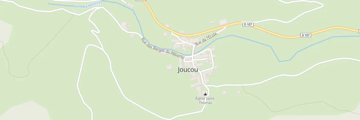 Plan du 13 Le Village à Joucou