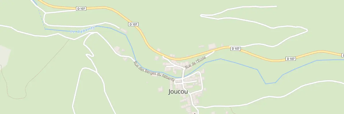 Plan du Soula à Joucou