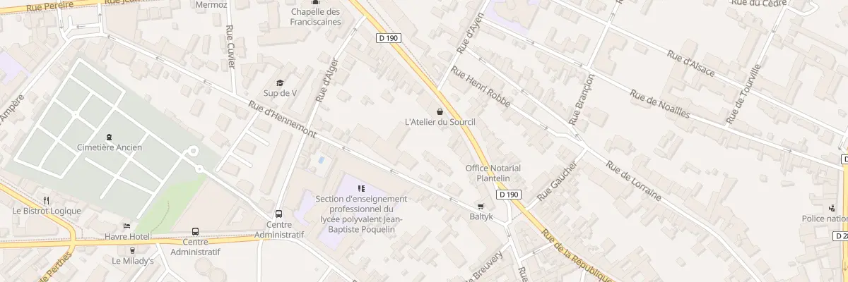 Plan du 12 Rue d’Hennemont à Saint-Germain-en-Laye