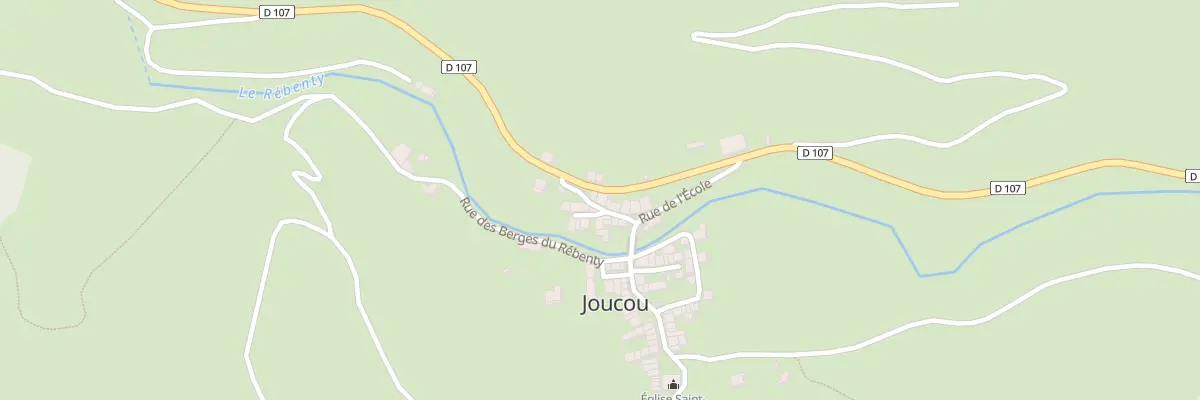 Plan du 10 Le Village à Joucou
