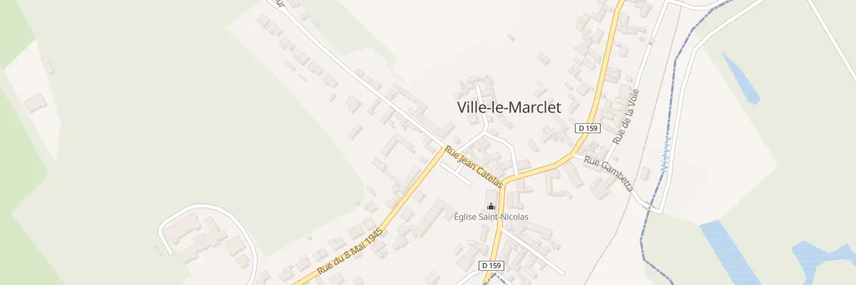 Plan du 2 Rue du 8 Mai 1945 à Ville-le-Marclet