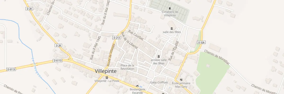 Plan du 29 Rue de la Liberte à Villepinte