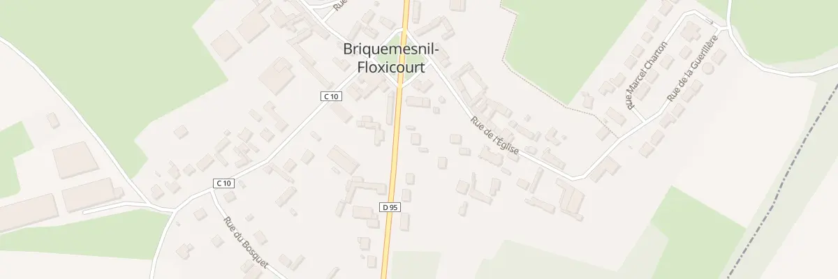 Plan du 5041A Le Village à Briquemesnil-Floxicourt