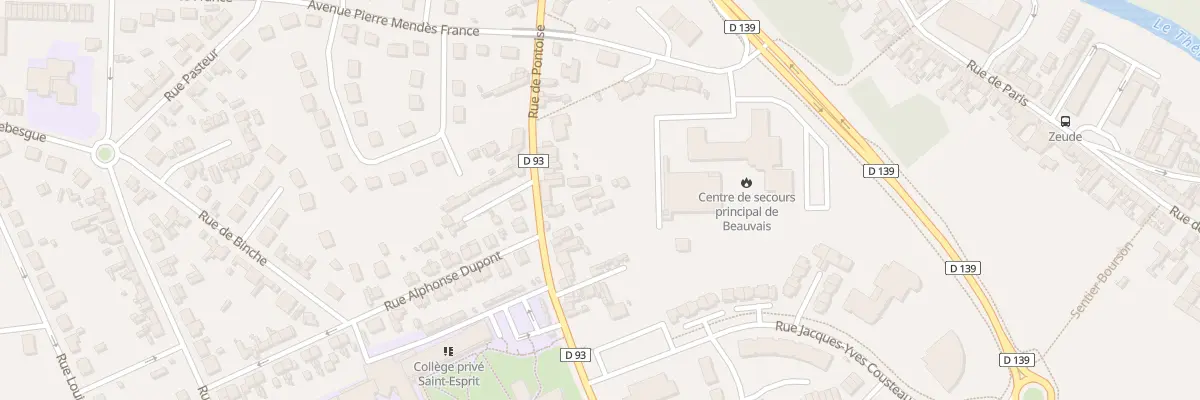 Plan du 75 Rue de Pontoise à Beauvais