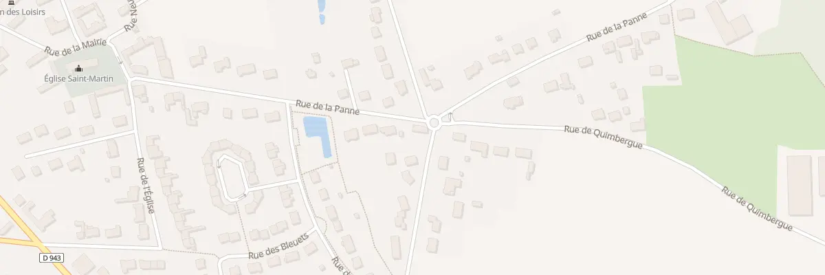 Plan du 318 Rue de la Panne à Nordausques